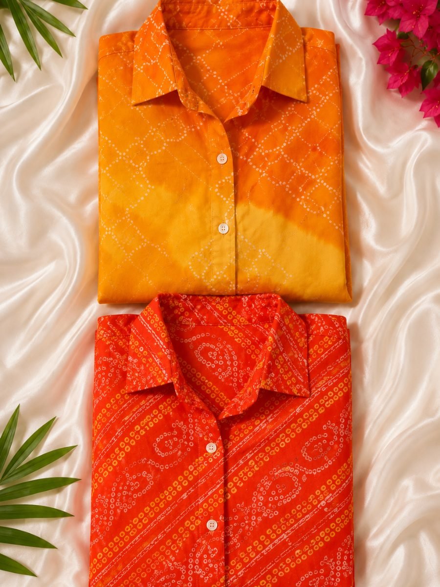 Women's Georgette Shirt Combo Pack of 2