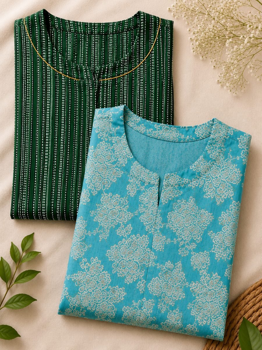 Women's Premium Cotton Kurti Combo