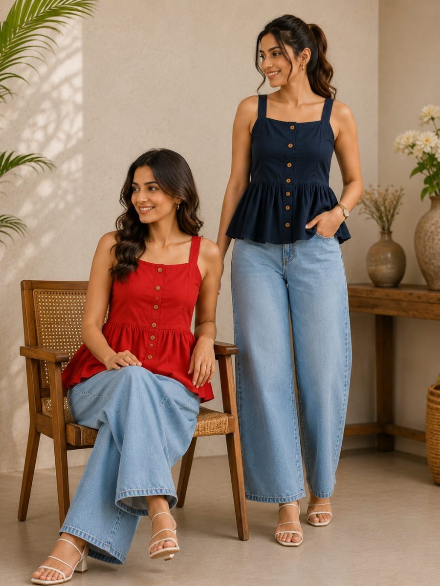 Rayon Tops Combo Pack of 2