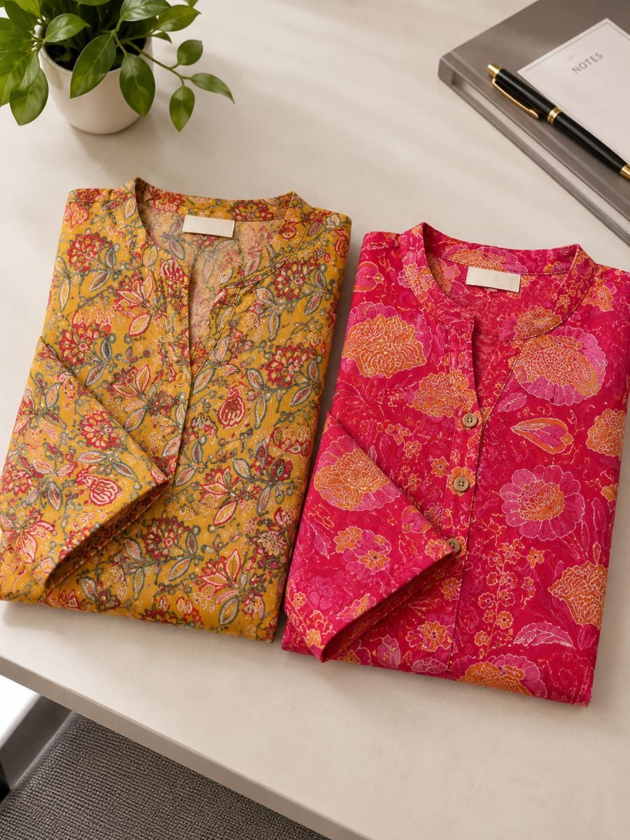 Cotton Long Kurti Set Combo Pack