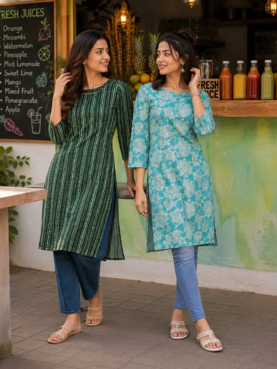 Women's Premium Cotton Kurti Combo